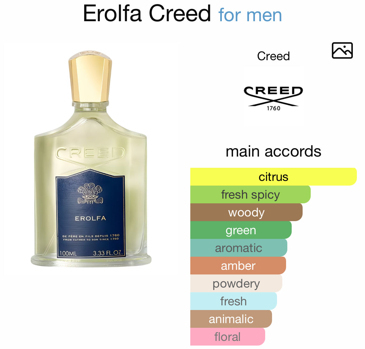 CREED EROLFA 3.4 EDP MAN