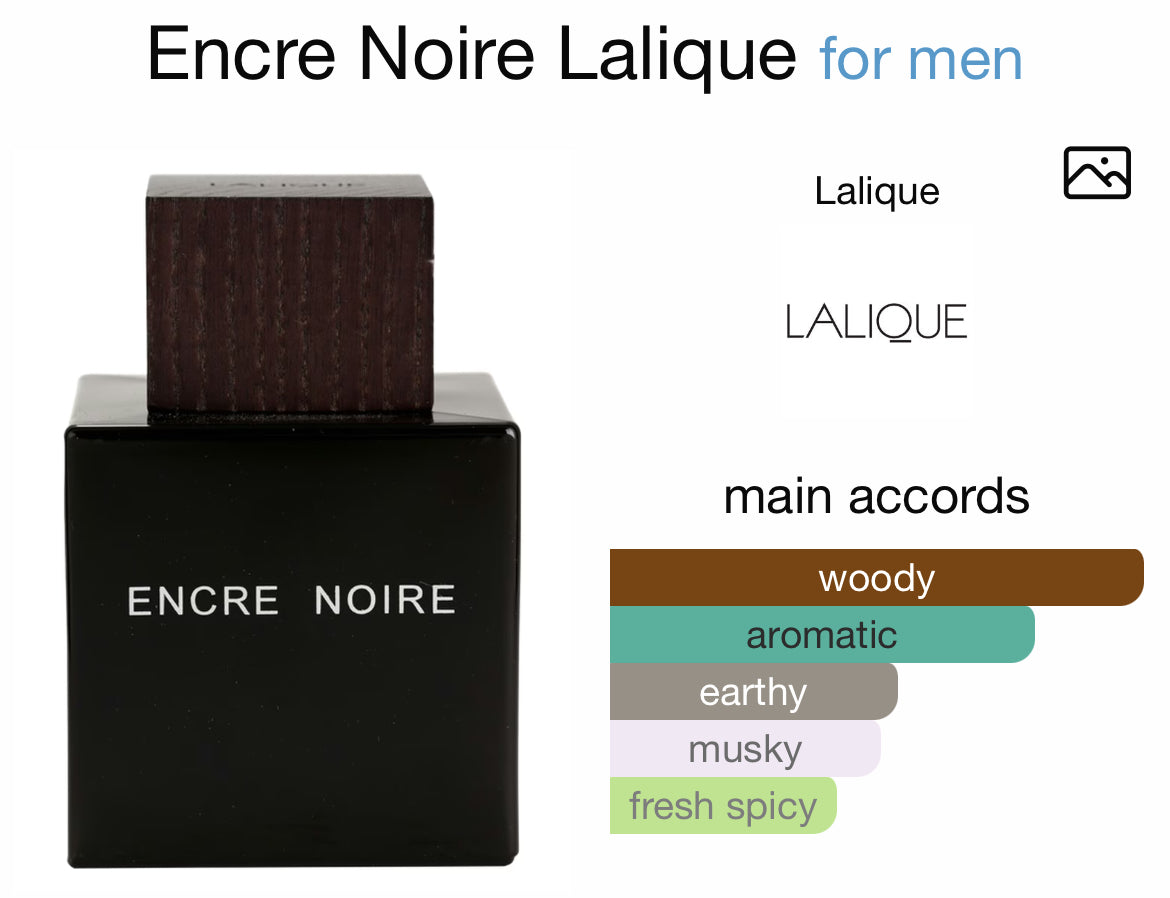 LALIQUE ENCRE NOIR 3.4 EDT MAN
