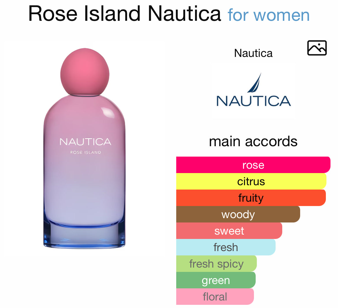 NAUTICA ROSE ISLAND 3.4 EDP LADY