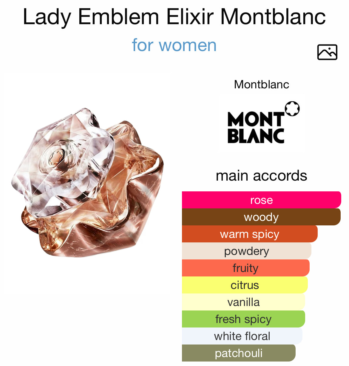 MONT BLANC EMBLEM ELIXIR 2.5 EDP LADY