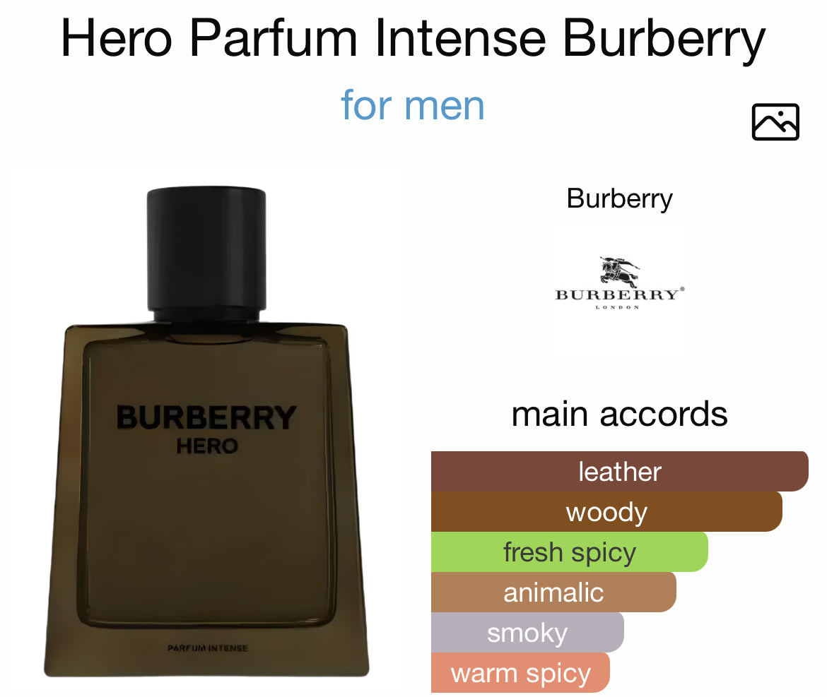 BURBERRY HERO PARFUM INTENSE 3.4 MEN