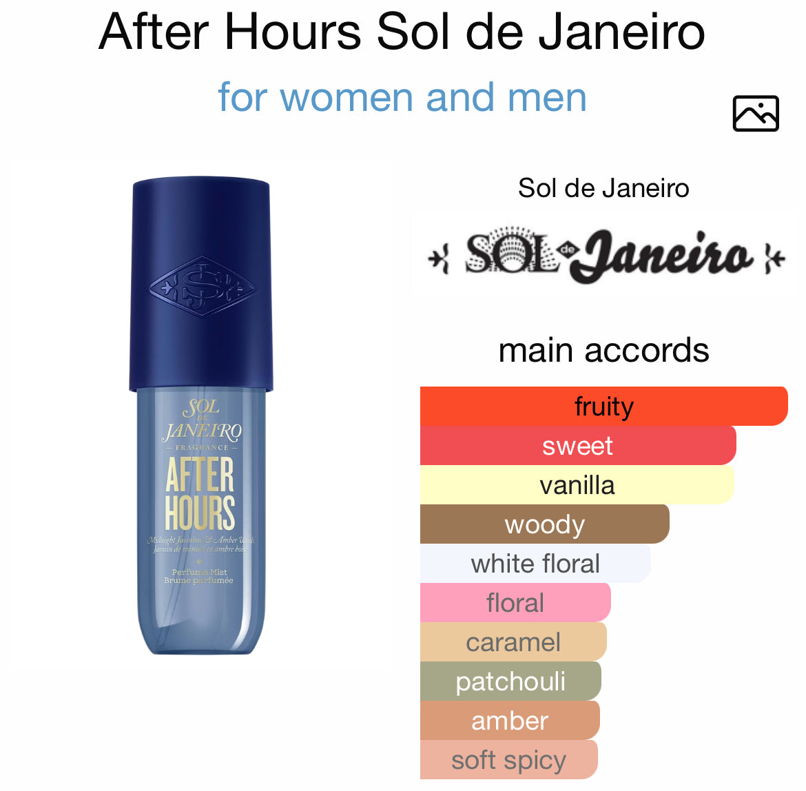 SOL De JANEIRO AFTER HOURS 3.0 PERFUME MIST UNISEX