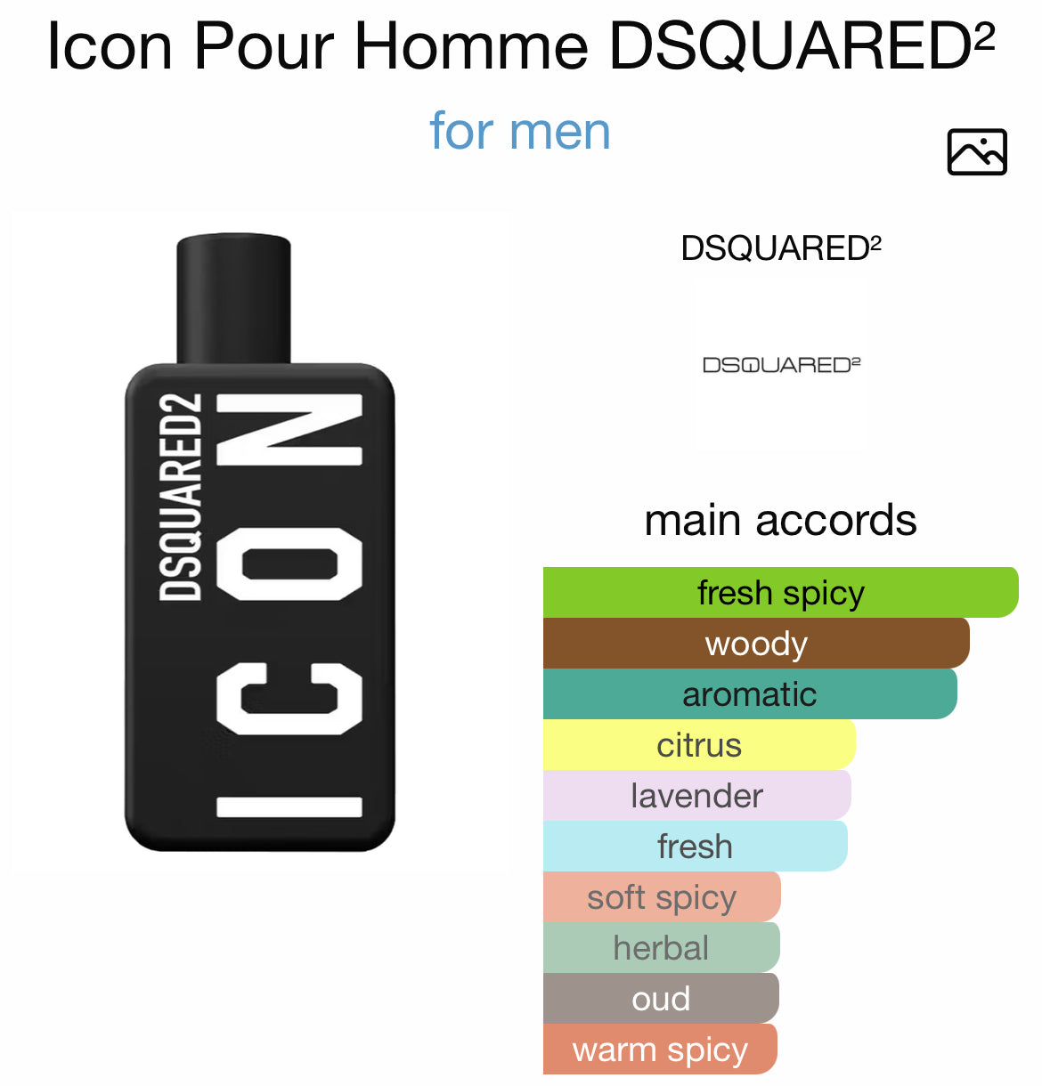 DSQUARED2 ICON 3.4 EDT MEN