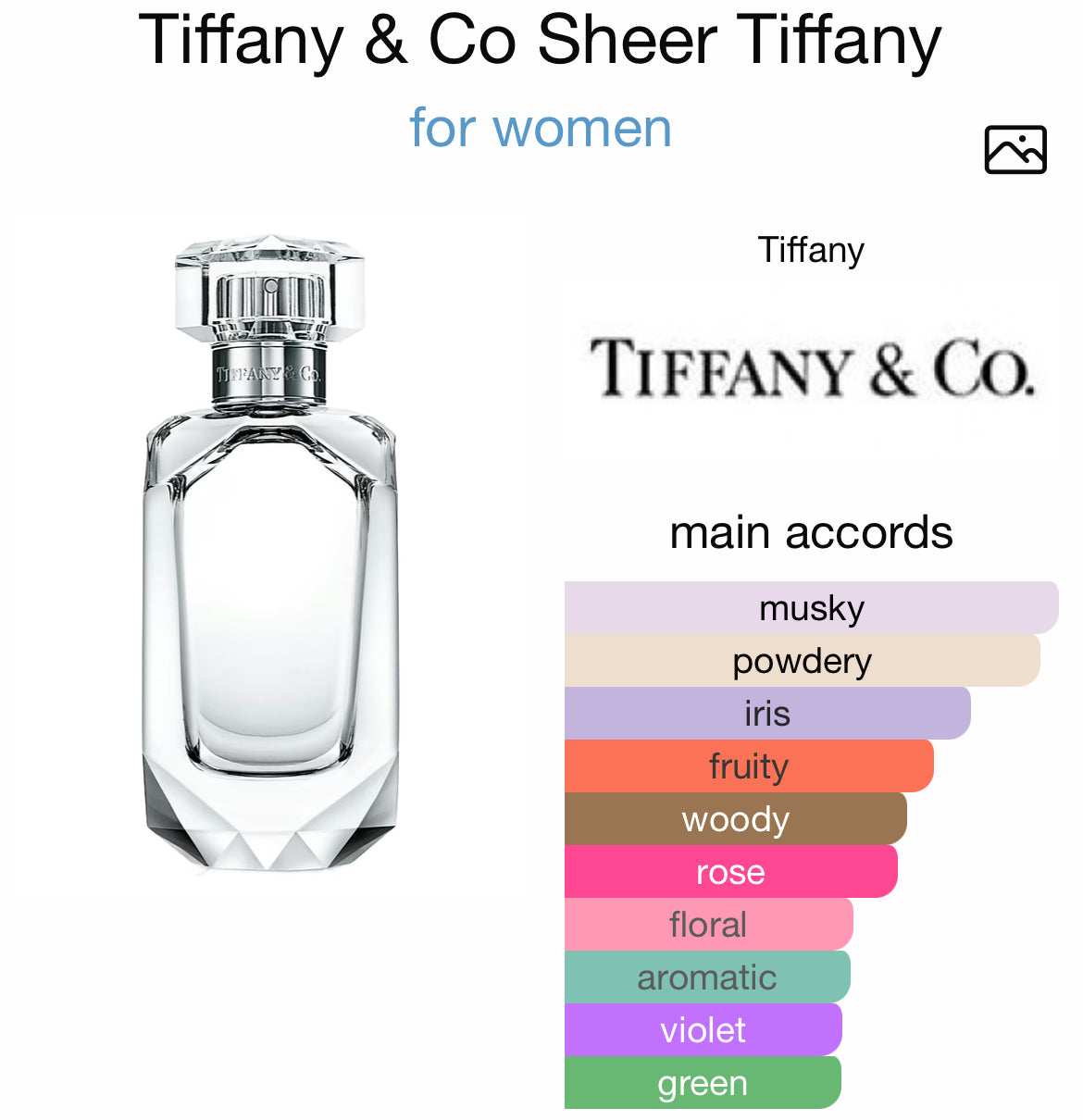 TIFFANY & CO SHEER 2.5 EDT LADY