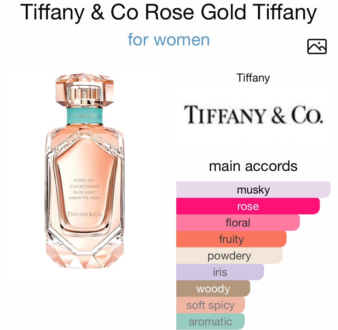 TIFFANY & CO ROSE GOLD 2.5 EDP LADY