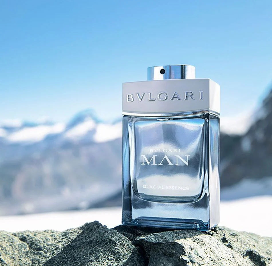BVLGARI MAN GLACIAL ESSENCE 3.4 EDP MAN + 15 ML EDP M ( GIFT SET )