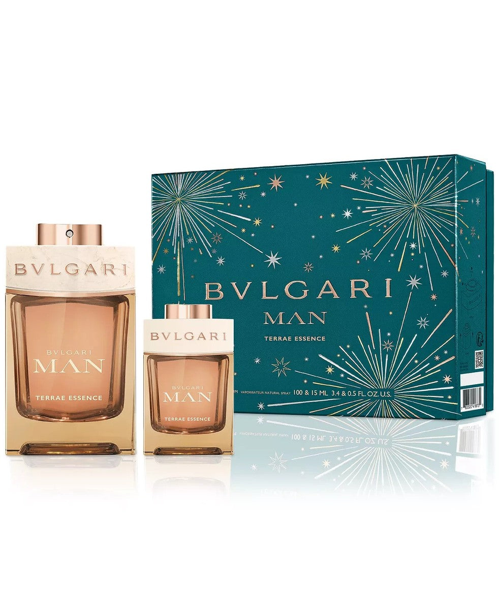 BVLGARI MAN TERRAE ESSENCE 3.4 EDP MAN + 15 ML EDP M ( GIFT SET )