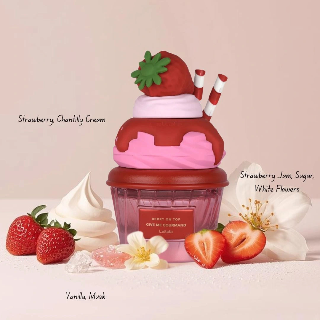 GIVE ME GOURMAND BERRY ON TOP 2.5 EDP LADY ( By Lattafa )