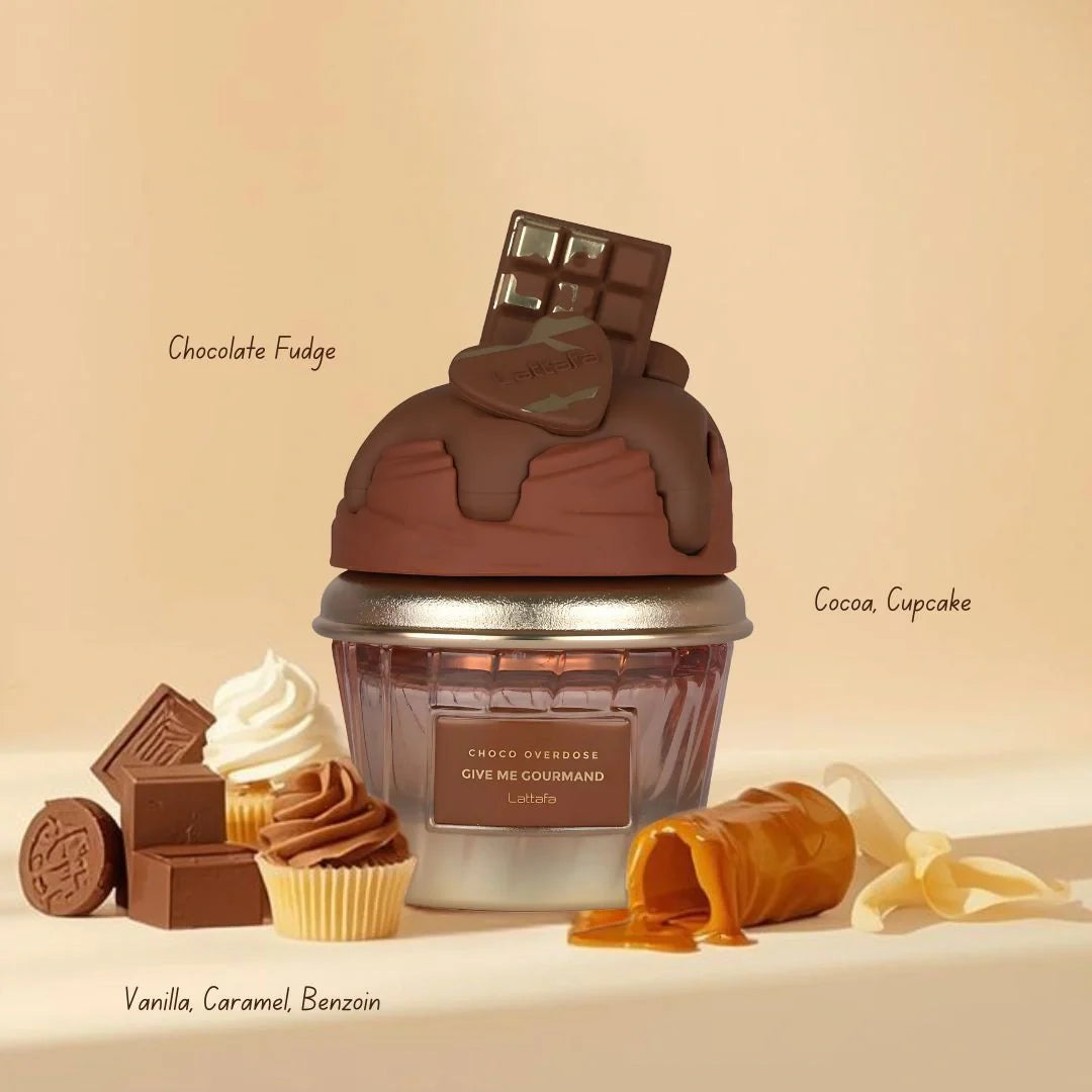 GIVE ME GOURMAND CHOCO OVERDOSE 2.5 EDP LADY ( By Lattafa )