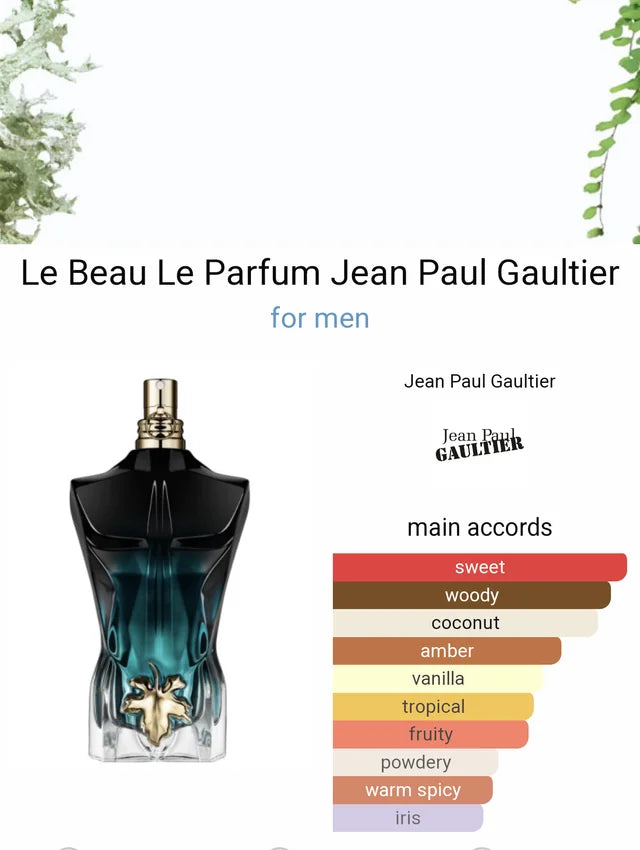JEAN PAUL GAULTIER LE BEAU LE PARFUM 4.2 MAN