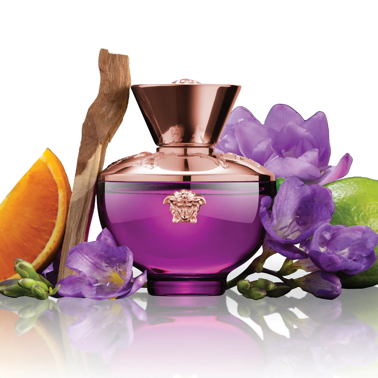 VERSACE DYLAN PURPLE 3.4 EDP LADY+2.5 B/L+2.5 S/G+MINI TRAVEL ( 4PCS GIFT SET)