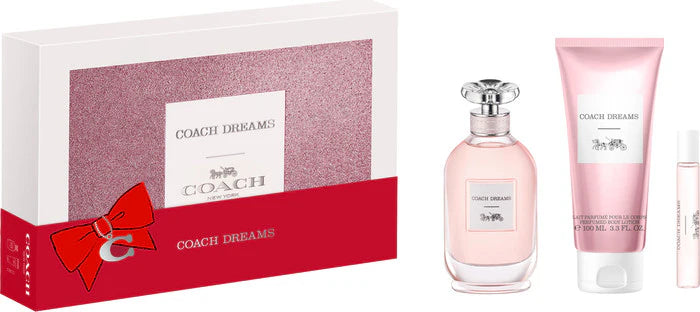 COACH DREAMS 3.0 EDP LADY + 3.4 B/L + MINI TRAVEL SPRAY ( GIFT SET )
