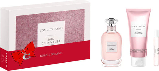 COACH DREAMS 3.0 EDP LADY + 3.4 B/L + MINI TRAVEL SPRAY ( GIFT SET )