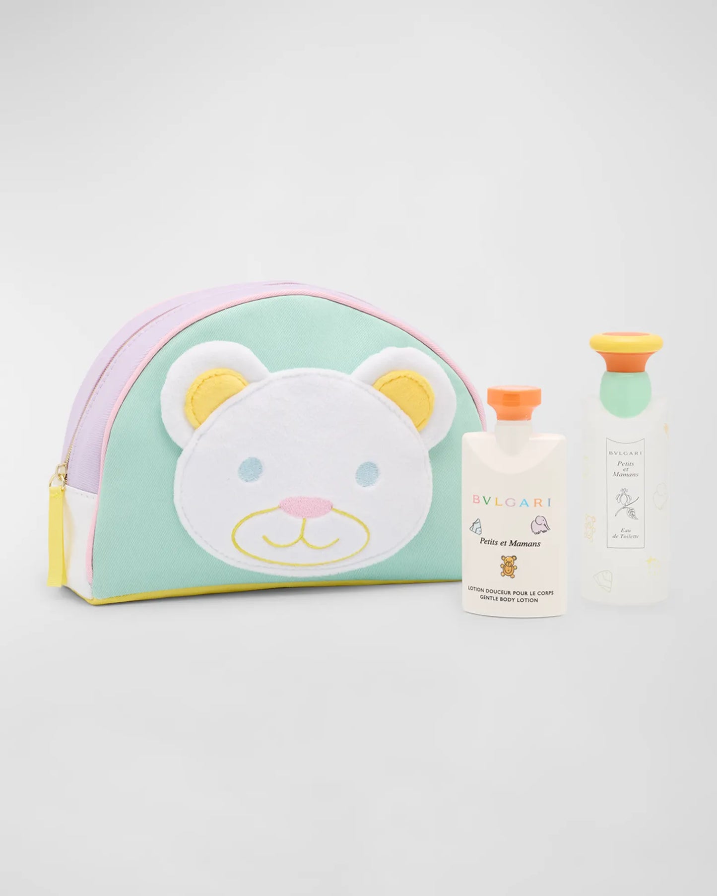 BVLGARI PETITS ET MAMANS 3.4 EDT UNISEX + 2.5 GENTLE B/L + BAG ( GIFT SET )