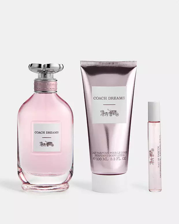 COACH DREAMS 3.0 EDP LADY + 3.4 B/L + MINI TRAVEL SPRAY ( GIFT SET )