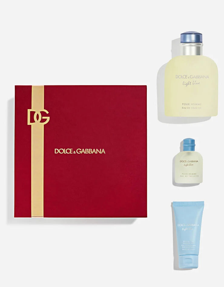 DG LIGHT BLUE 4.2 EDT MAN + 2.5 B/L + MINI TRAVEL SPRAY ( GIFT SET )
