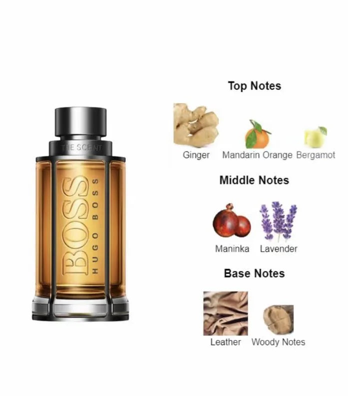HUGO BOSS THE SCENT 3.4 EDT MAN
