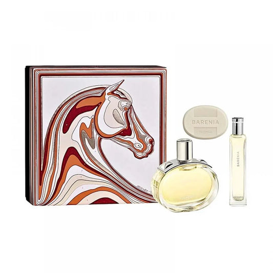 HERMES BARENIA 3.4 EDP LADY + 15 ML TRAVEL SPRAY + SCENTED SOAP ( GIFT SET )