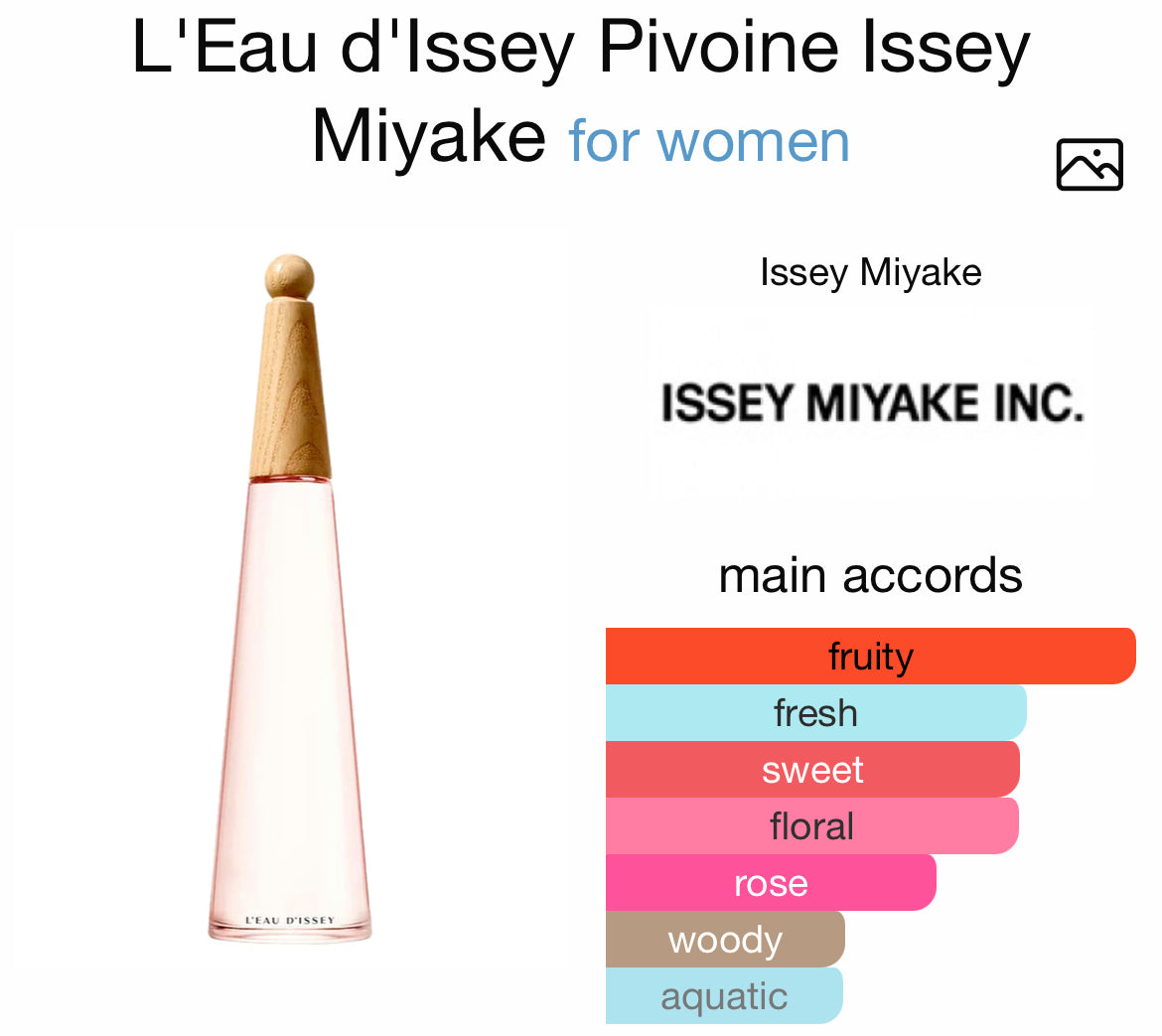 ISSEY MIYAKE PIVOINE INTENSE 3.4 EDT LADY