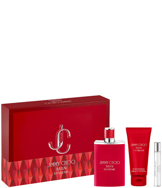 JIMMY CHOO EXTREME 3.4 EDP MAN + 3.4 S/GEL + MINI TRAVEL SPRAY ( GIFT SET )