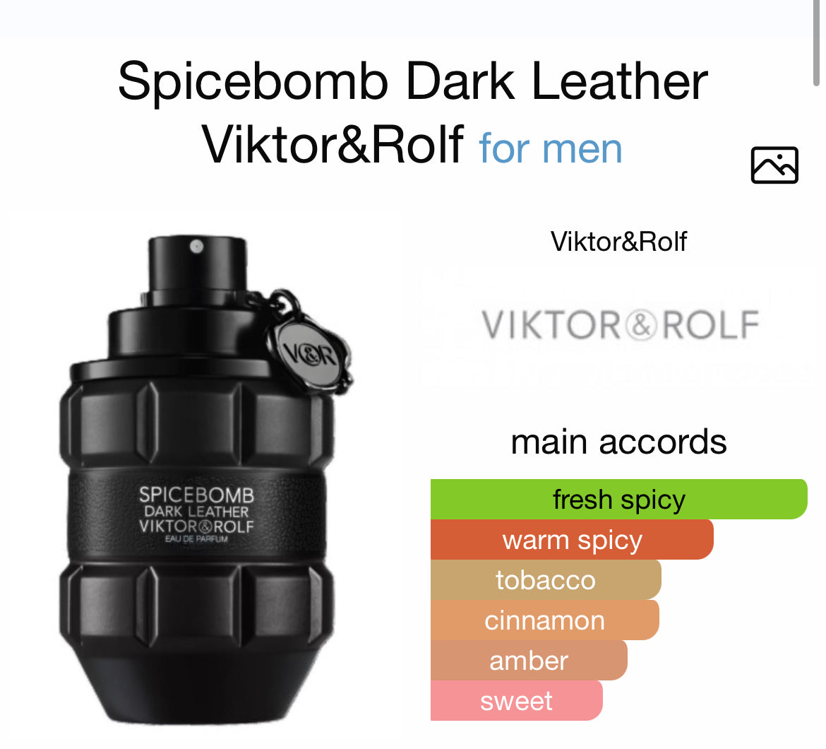 SPICEBOMB  DARK LEATHER 3.0 EDP MAN ( by VIKTOR & ROLF )