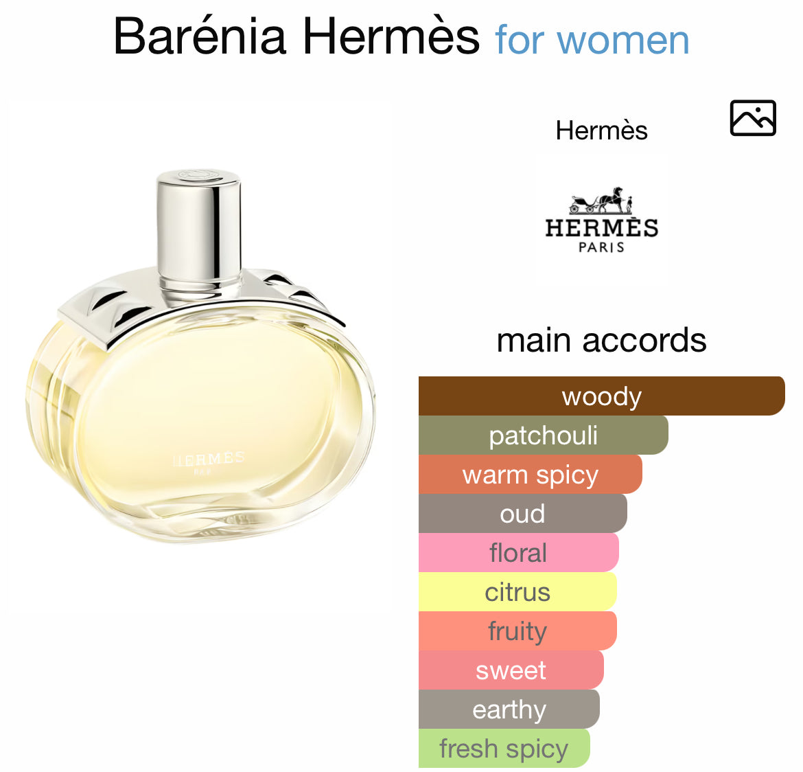 HERMES BARENIA 3.4 EDP LADY + 15 ML TRAVEL SPRAY + SCENTED SOAP ( GIFT SET )