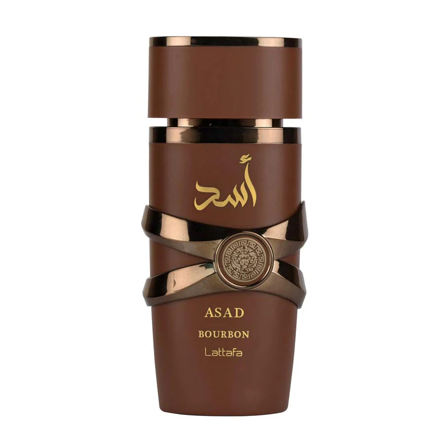 LATTAFA ASAD BOURBON 3.4 EDP MEN + 3.4 S/G + MINI ( GIFT SET )