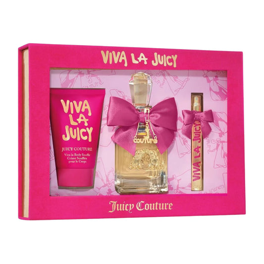 JUICY COUTURE VIVA LA JUICY 3.4 EDP LADY + 4.2 B/L + MINI TRAVEL SPRAY ( GIFT SET)