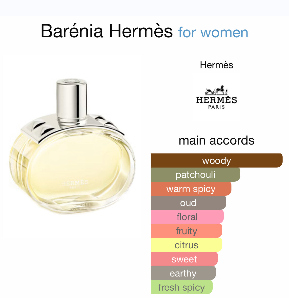 HERMES BARENIA 3.4 EDP LADY