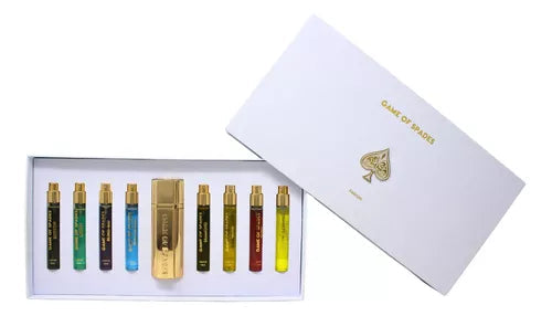 JO MILANO GAME of SPADES COFFRET 9 PCS x 0.34oz ( 10 ML ) EDP UNISEX (GIFT SET)