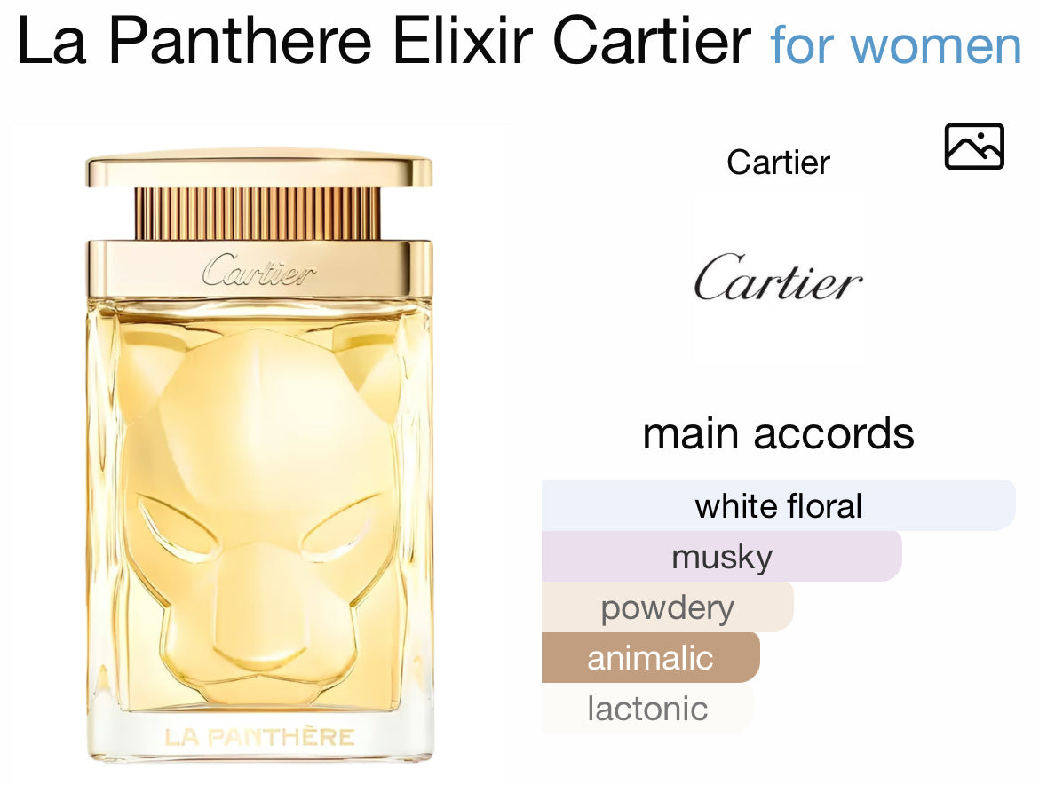 CARTIER LA PANTHERE ELIXIR 3.4 EDP LADY