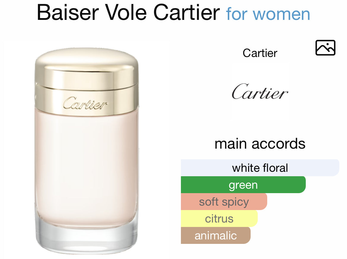 CARTIER BAISER VOLE 3.4 EDP LADY