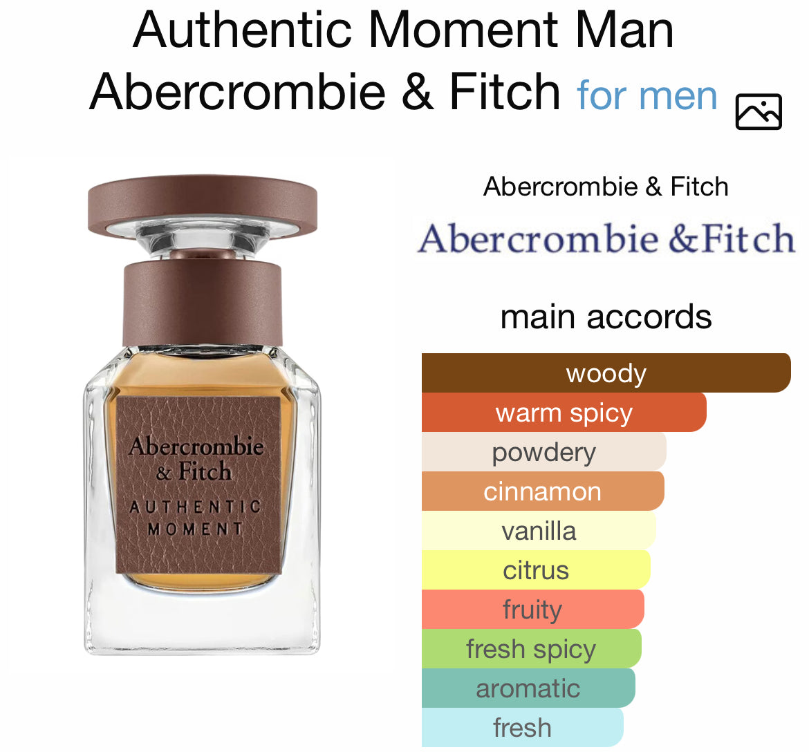 AUTHENTIC MOMENT 3.4 EDT MAN (by Abercrombie & Fitch)