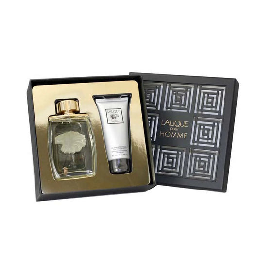 LALIQUE POUR HOMME 4.2 EDP MAN + 3.4 Shower Gel ( GIFT SET )