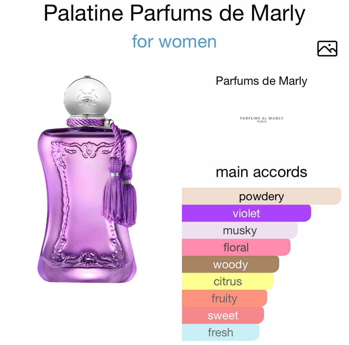 PALATINE 2.5 EDP LADY ( by Parfums de Marly )