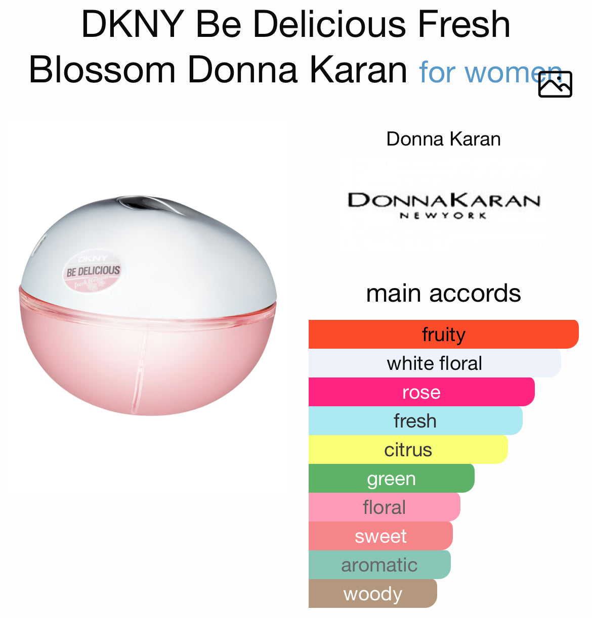 DKNY BE DELICIOUS FRESH BLOSSOM  3.4 EDP LADY ( by Donna Karan )