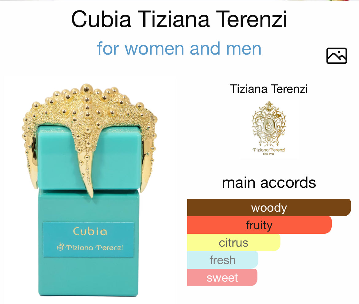 TIZIANA TERENZI CUBIA 3.4 Extrait De Parfum UNISEX