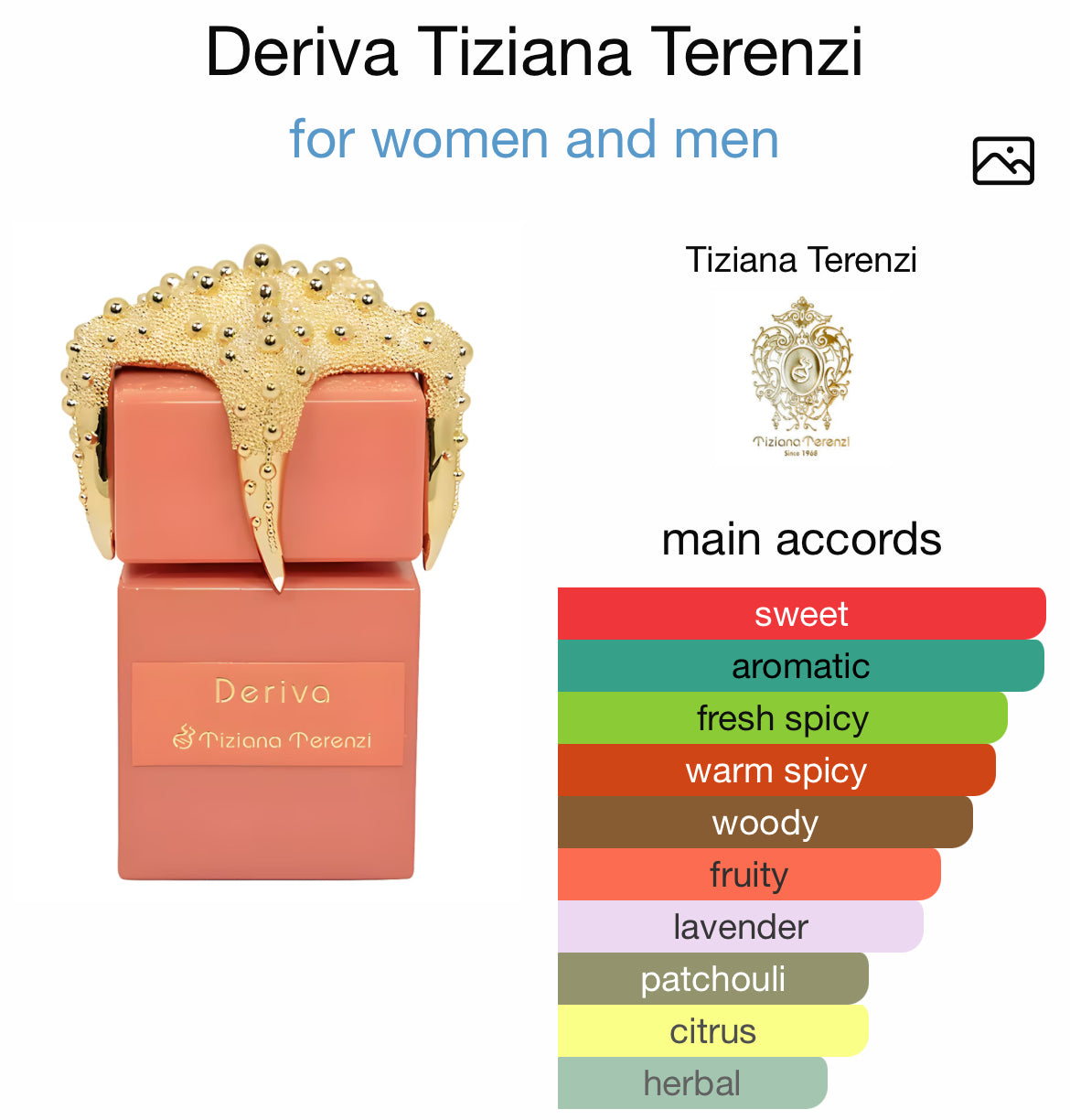 TIZIANA TERENZI DERIVA 3.4 Extrait De Parfum UNISEX