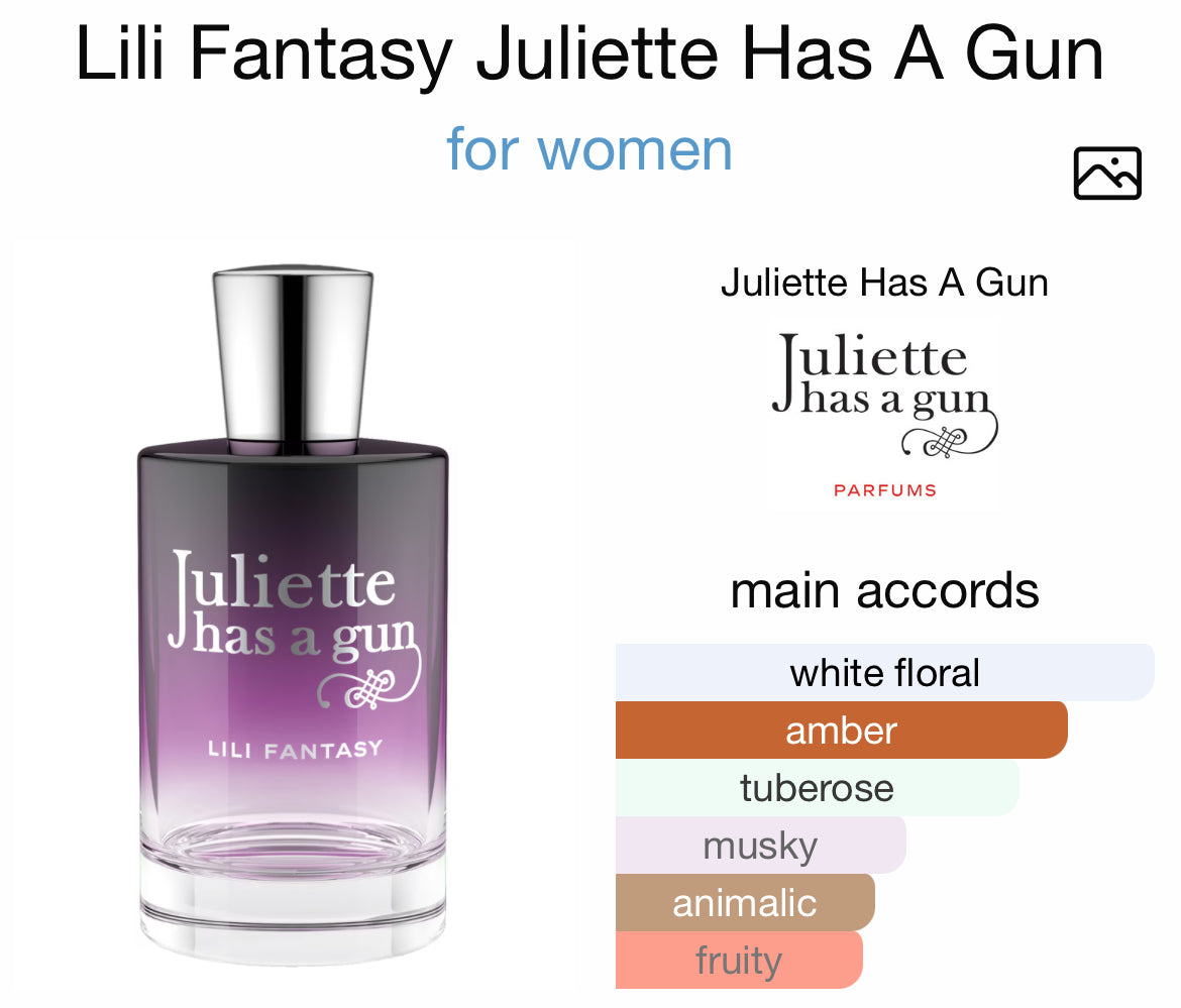 JULIETTE HAS A GUN " LILY FANTASY " 3.4 EDP LADY