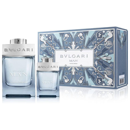 BVLGARI MAN GLACIAL ESSENCE 3.4 EDP MAN + 15 ML EDP M ( GIFT SET )