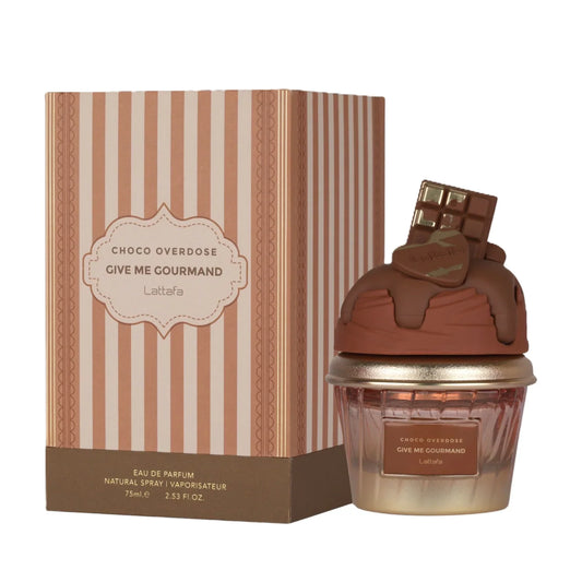 GIVE ME GOURMAND CHOCO OVERDOSE 2.5 EDP LADY ( By Lattafa )