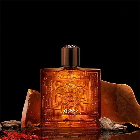 VERSACE EROS NAJIM PARFUM 3.4 MEN + MINI TRAVEL SPRAY+ TRAVEL BAG ( GIFT SET )