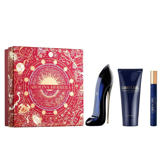 GOOD GIRL 2.7 EDP LADY + 2.5 B/L + MINI TRAVEL SPRAY ( GIFT SET )(by Carolina Herrera)