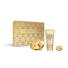 PACO RABANNE LADY MILLION 2.7 EDP LADY + 3.4 B/L + MINI TRAVEL SPRAY (GIFT SET)