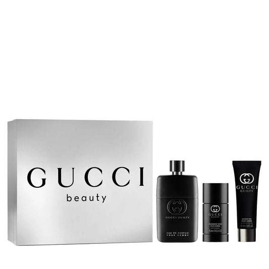 GUCCI GUILTY HOMME 3.0 EDP MAN + 1.7 S/G + 2.5 DEO STICK ( GIFT SET )