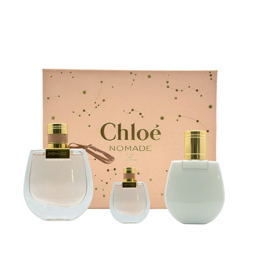 CHLOE NOMADE 2.5 EDP LADY + 3.4 B/L + MINI TRAVEL SPRAY ( GIFT SET )